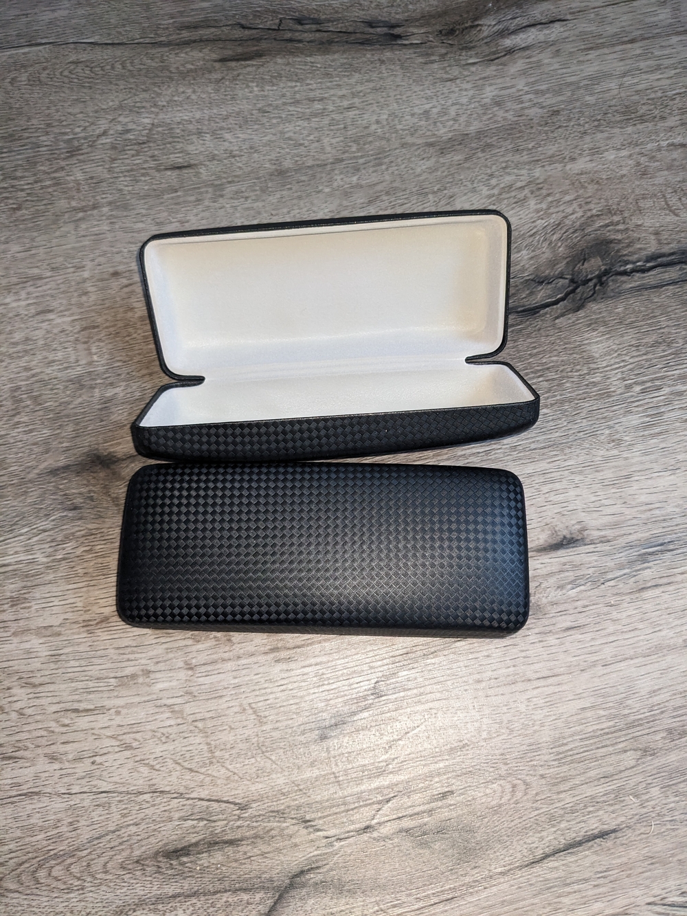 Black Textured Eyeglass Case - Unbranded